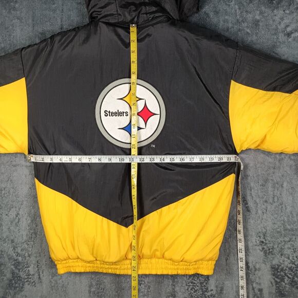 VTG Pittsburgh Steelers NFL Jacket BOYS Large - Picture 4 of 9